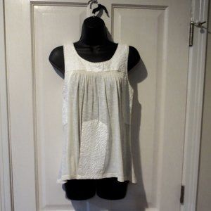 New Free People Embroidered Smocked Top XS